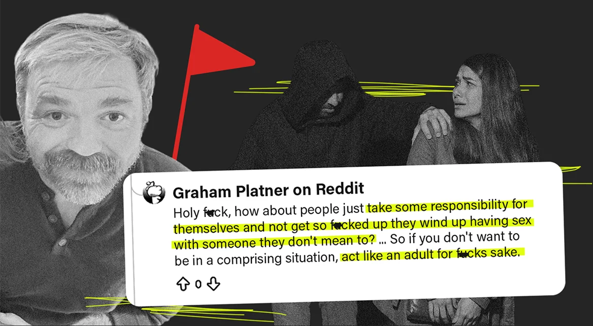Graham Platner blames Maine’s women for getting raped.